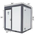 Mobile Toiletten mit Duschen – Bild 3