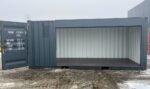 20-Fuß-Container mit Rolladen und Eingangstür RAL 7016 – Bild 10