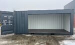 20-Fuß-Container mit Rolladen und Eingangstür RAL 7016 – Bild 18