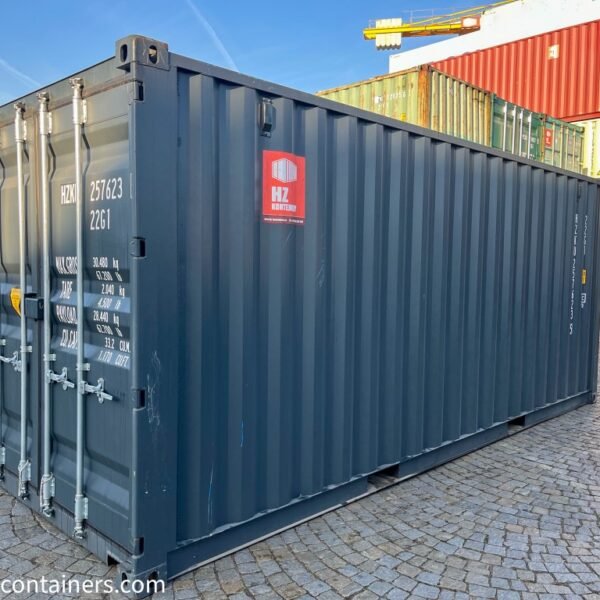 20-Fuß-Seecontainer RAL 7016